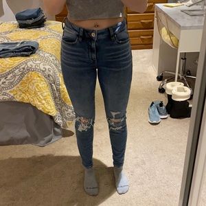 American eagle high rise skinny jeans